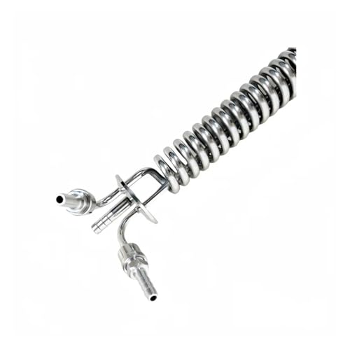 1,5 Zoll Flansch, Außendurchmesser 50,5 mm, verlängerte Tri-Clamp-Destilliergerät-Kühlschlange mit 1/4-Zoll-Innengewinde, Rückfluss, Kondensator, L-590 mm, SS304 1,5 Zoll Flansch, Außendurchmesser 50,5 mm, verlängerte Tri-Clamp-Destilliergerät-Kühlschlange mit 1/4-Zoll-Innengewinde, Rückfluss, Kondensator, L-590 mm, SS304 von DUOCAI