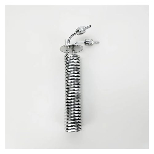 DUOCAI 3" Tri-Clamp Dephlegmator Kühlschlange mit 1/2" Außen-/Innengewinde for Heimbrauerei Destillation Länge 295mm, Rückfluss, Kondensator(B Female Thread) von DUOCAI