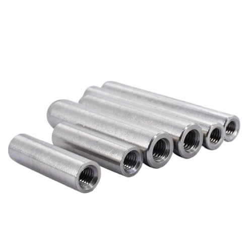 DUOCAI Zylindrische Stifte mit Innengewinde M3 M4 M5 M6 304 Edelstahl Innengewinde Rundkopf Zylinderstift Hohlstift Innenzahn Perforiert(M3 (OD 4mm),20mm (30Pcs)) von DUOCAI