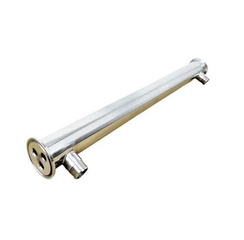 Kondensator 1,5" AD 50,5 mm Reflux-Dephlegmator mit 1/2" Außengewinde H- 450 mm innen 3 Rohre von DUOCAI
