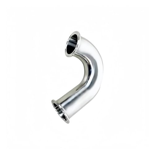 Tri-clamp Connection Elbow 2 Zoll (51 mm) Sanitär-Tri-Clamp-135-Grad-Rohr, Feerule OD64 mm Edelstahl 304 Winkelrohrverschraubung, geeignet for Heimbrauen von DUOCAI