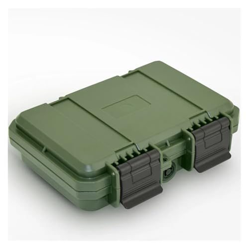 Wasserdichter staubdichter Werkzeugkasten aus Kuns 228 x 182 x 46 mm Wasserdichter Werkzeugkasten aus Kunststoff Stoßfester luftdichter Behälter Aufbewahrungsbox Fallsicherer Sicherheitskoffer(GX16-4) von DUOCAI