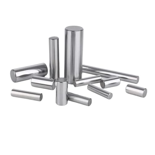 zylinderstifte Passstift M2 M3 M4 M5 Zylinderstift Fixierdübel 304 Edelstahl Feste Welle Regalträger Peg Lock Pin Metall Solide Stange(Size:20pcs M4,Color:45mm) von DUOCAI