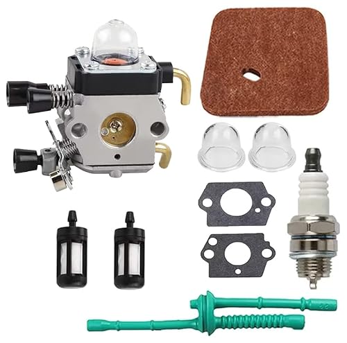 DUOJIN Vergaser Kit für Stihl FS38 FS45 FS46 FS45C FS46C FS55C FS55 FS55R FS55RC FS74 FS75 FS80 FS85 KM55 HL45 KM55R, Ersatz-Kit für Motorsense Rasenmäher Vergaser C1Q-S97 DUOJIN Vergaser Kit für Stihl FS38 FS45 FS46 FS45C FS46C FS55C FS55 FS55R FS55RC FS74 FS75 FS80 FS85 KM55 HL45 KM55R, Ersatz-Kit für Motorsense Rasenmäher Vergaser C1Q-S97 von DUOJIN