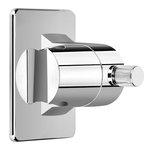 Duschkopfhalterung ohne Bohren, DUOJIN Handbrause Halterung Verstellbar Brausehalter Duschkopf Edelstahl Halterung für Badewanne und Dusche,360° drehbar Duschkopfhalterung ohne Bohren, DUOJIN Handbrause Halterung Verstellbar Brausehalter Duschkopf Edelstahl Halterung für Badewanne und Dusche,360° drehbar von DUOJIN