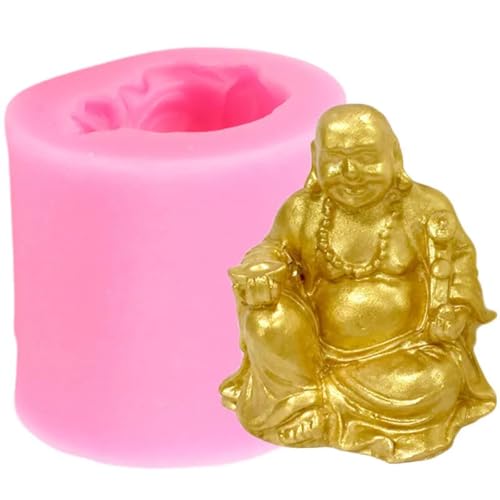 Silikonform mit Blume, Buddha-Design, für Kerzen, Fondant, Schokolade, Süßigkeiten, Kerzen, Wachs, Harz, Gips, Basteln, Seife, 5,8 x 5,8 x 5,1 cm Silikonform mit Blume, Buddha-Design, für Kerzen, Fondant, Schokolade, Süßigkeiten, Kerzen, Wachs, Harz, Gips, Basteln, Seife, 5,8 x 5,8 x 5,1 cm von DUOLAIYUNSO