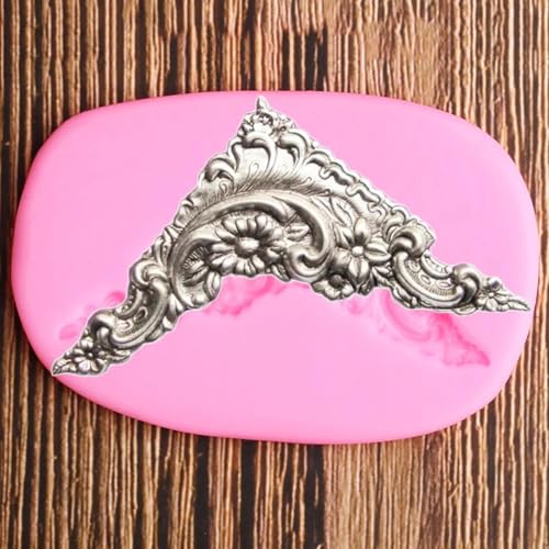Silikonformen Zubehör, 8,1 x 5,4 cm, Kuchenbordüre, Silikonformen, Blumenrelief, Fondant, Kuchendekoration, Werkzeug, Ton, Süßigkeiten, Schokolade, Blütenpaste Silikonformen Zubehör, 8,1 x 5,4 cm, Kuchenbordüre, Silikonformen, Blumenrelief, Fondant, Kuchendekoration, Werkzeug, Ton, Süßigkeiten, Schokolade, Blütenpaste von DUOLAIYUNSO