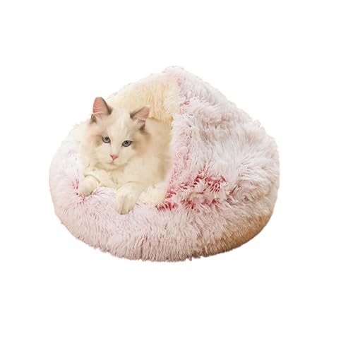 Katzenhöhle für den Innenbereich, Katzenbett-Höhle mit rutschfester Unterseite, halbgeschlossenes Haustierzelt, Kätzchenhaus, warmer Unterschlupf für Kätzchen und Welpen, gemütliches Haustierbett (50 Katzenhöhle für den Innenbereich, Katzenbett-Höhle mit rutschfester Unterseite, halbgeschlossenes Haustierzelt, Kätzchenhaus, warmer Unterschlupf für Kätzchen und Welpen, gemütliches Haustierbett (50 von DUOLEH
