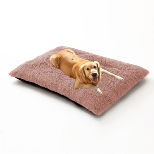 Orthopädisches Hundebett, groß, waschbar, flauschiges Hundesofa, Kissenmatte, mittelgroß, warme Haustierbox-Matratze, abnehmbares Haustierkissen mit rutschfester Unterseite (100 x 70 x 10 cm, Rosa) Orthopädisches Hundebett, groß, waschbar, flauschiges Hundesofa, Kissenmatte, mittelgroß, warme Haustierbox-Matratze, abnehmbares Haustierkissen mit rutschfester Unterseite (100 x 70 x 10 cm, Rosa) von DUOLEH