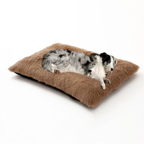 Verdickte, orthopädische Hundebetten, waschbare Hundematratze mit abnehmbarem Bezug, flauschiges Anti-Angst-beruhigendes Haustierkissen, rutschfeste, wärmende Haustier-Sofa-Matte (100 x 70 x 10 cm Verdickte, orthopädische Hundebetten, waschbare Hundematratze mit abnehmbarem Bezug, flauschiges Anti-Angst-beruhigendes Haustierkissen, rutschfeste, wärmende Haustier-Sofa-Matte (100 x 70 x 10 cm von DUOLEH
