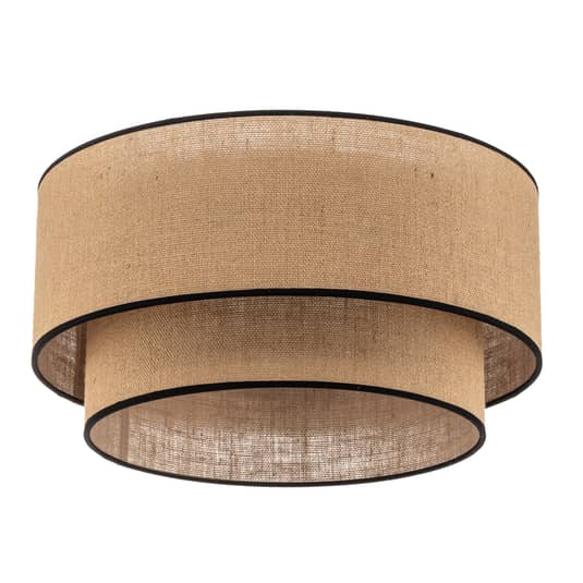 Duolla Deckenlampe Boho Deckenlampe Deckenlicht Wohnzimmerleuchte Black ø 45cm B-Ware von DUOLLA