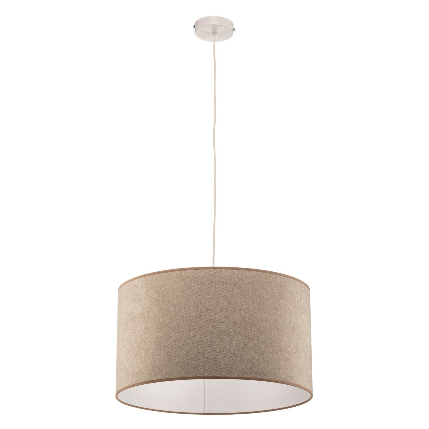 Duolla Hängeleuchte Pendelleuchte Lampe Webmuster Beige Textil Siehe Text/Foto B-Ware von DUOLLA