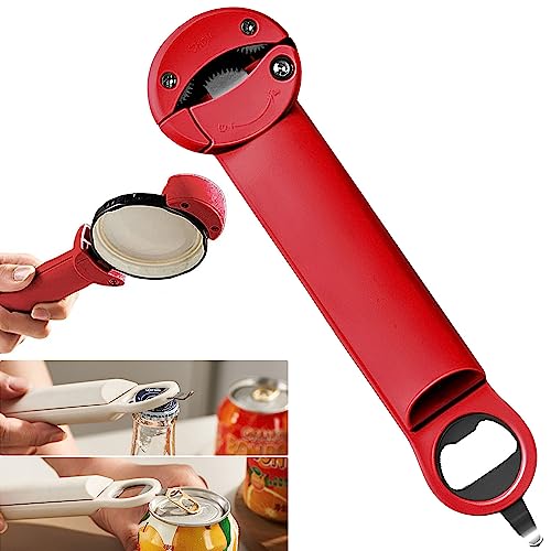 Multifunctional Retractable Bottle Opener, Multifunktionaler Einziehbarer Flaschenöffner, Glasöffner Deckelöffner 3-in-1, Flaschenöffner Ringzug Dosenöffner, Küchenhelfer von DUOPAI