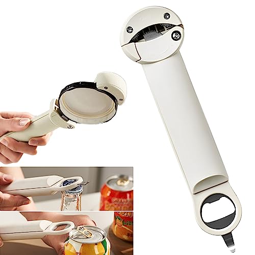 Multifunctional Retractable Bottle Opener, Multifunktionaler Einziehbarer Flaschenöffner, Glasöffner Deckelöffner 3-in-1, Flaschenöffner Ringzug Dosenöffner, Küchenhelfer von DUOPAI