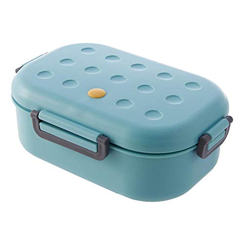 DUORUI Lunchbox Bento Box Lebensmittelbehälter tragbar auslaufsicher Kunststoff mit Fächern für Kinder Studenten Erwachsene von DUORUI