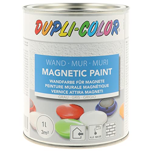 DUPLI-COLOR 120084 Magnetic Paint grau 1000ml, hellgrau von DUPLI-COLOR