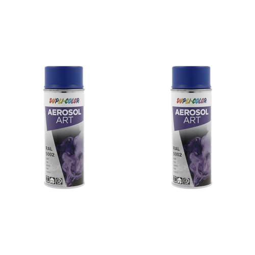 DUPLI-COLOR 131486 AEROSOL ART RAL 5002 ultramarinblau matt 400 ml (Packung mit 2) von DUPLI-COLOR