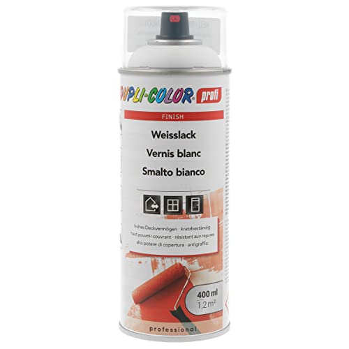 Dupli-Color 289620 profi Weißlack seidenmatt 400 ml von Dupli-Color