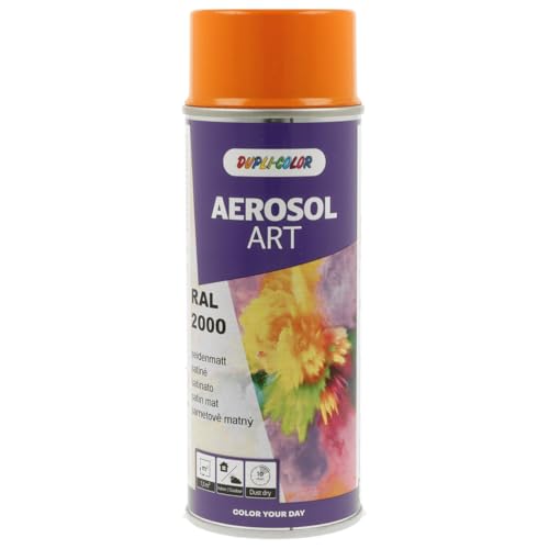 Dupli Color 666445 gelborange AEROSOL Art RAL 2000 seidenmatt 400 ml von Dupli-Color