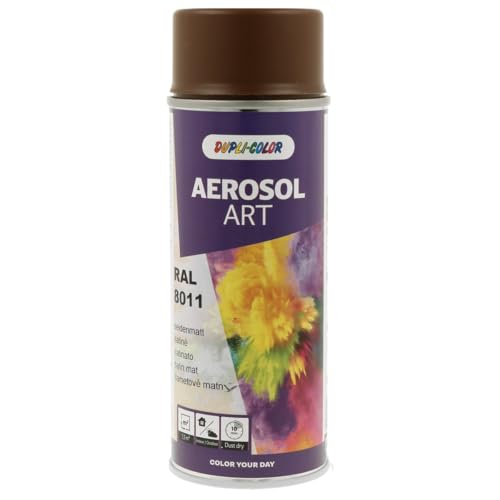 Dupli-Color 668746 AEROSOL ART RAL 8011 nussbraun seidenmatt 400 ml von Dupli-Color
