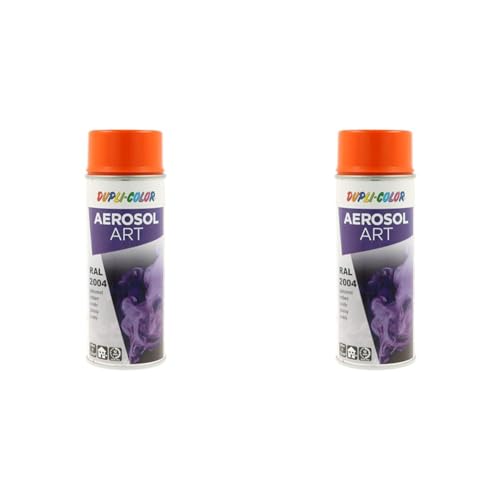 DUPLI-COLOR 732942 AEROSOL ART RAL 2004 reinorange glänzend 400 ml (Packung mit 2) von DUPLI-COLOR