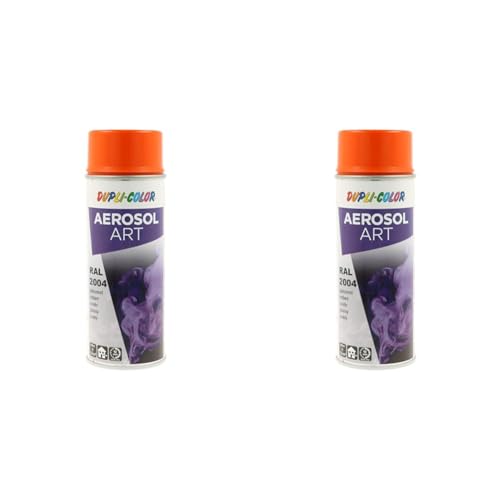 DUPLI-COLOR 732942 AEROSOL ART RAL 2004 reinorange glänzend 400 ml (Packung mit 2) von DUPLI-COLOR