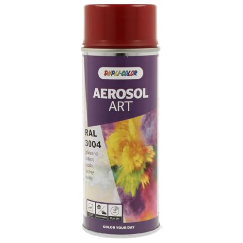 DUPLI-COLOR 732973 AEROSOL ART RAL 3004 purpurrot glänzend 400 ml von DUPLI-COLOR