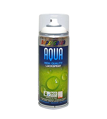 DUPLI-COLOR 252570 AQUA ECO+ RAL 9010 reinweiß matt 350 ml von DUPLI-COLOR