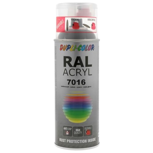 Dupli-Color 366307 RAL-Acryl-Spray 7016, 400 ml, Anthrazitgrau Seidenmatt von DUPLI-COLOR