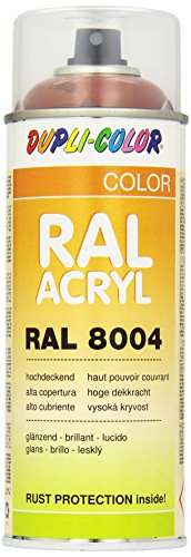 Dupli-Color 518522 RAL-Acryl-Spray 8004, 400 ml, Kupferbraun Glanz von DUPLI-COLOR