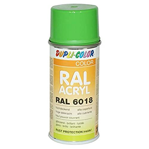 Dupli-Color 626791 RAL-Acryl-Spray, RAL 6018, 150 ml, Gelbgrün Glanz von DUPLI-COLOR