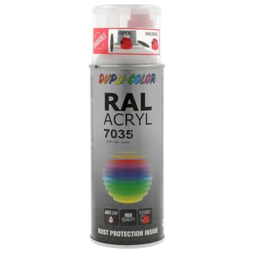 DUPLI-COLOR 710056 Acryl-Spray, 400 ml, RAL 7035 Lichtgrau Matt von DUPLI-COLOR
