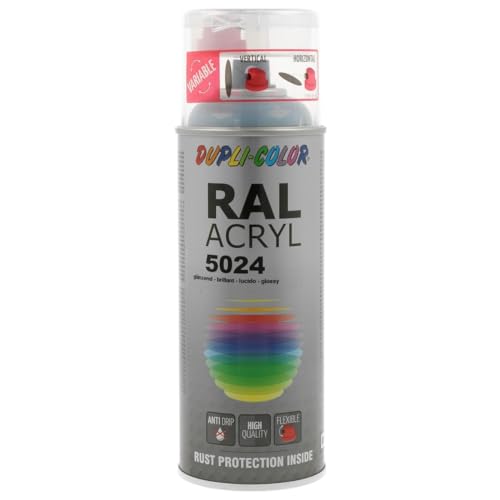 Dupli-Color 710421 Acryl-Spray, 400 ml, RAL 5024 Pastellblau Glanz von DUPLI-COLOR