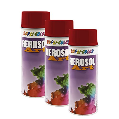 3x DUPLI COLOR AEROSOL RAL LACK SPRÜHDOSE 3000 FEUERROT MATT 3x DUPLI COLOR AEROSOL RAL LACK SPRÜHDOSE 3000 FEUERROT MATT von DUPLI_bundle