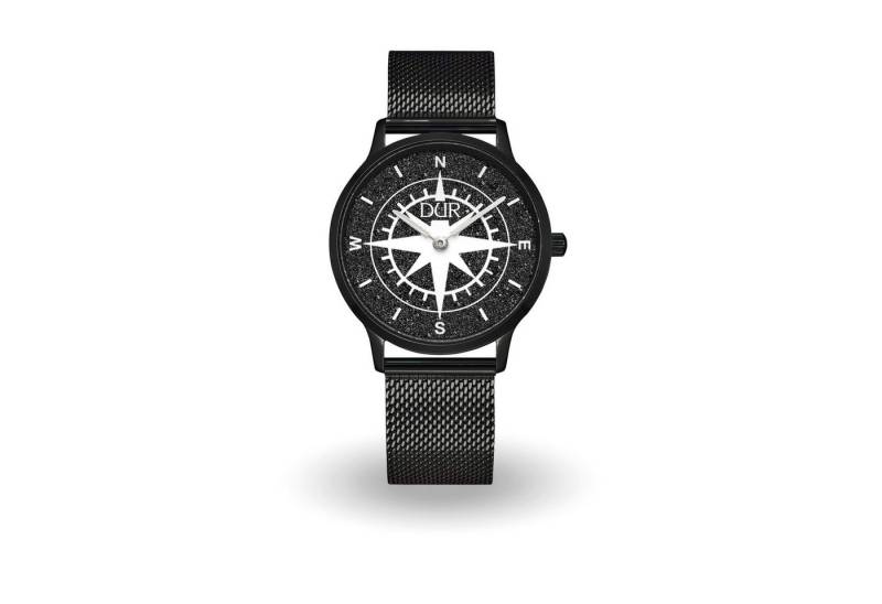 DUR Uhr DUR Schmuck: Uhr 36er "Kompass 1" mit Lavasand, PVD beschichtet, Mesh DUR Uhr DUR Schmuck: Uhr 36er "Kompass 1" mit Lavasand, PVD beschichtet, Mesh von DUR