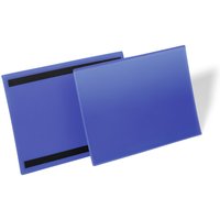 DURABLE Magnetische Kennzeichnungstasche A4 quer, dunkelblau von Durable