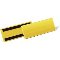 DURABLE Magnetische Etikettentasche 1/2 A5 quer, gelb von Durable