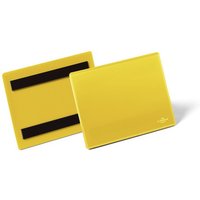 DURABLE Magnetische Kennzeichnungstasche A6 quer, gelb DURABLE Magnetische Kennzeichnungstasche A6 quer, gelb von Durable