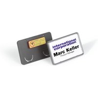 DURABLE CLIP CARD mit Magnet 40 x 75 mm 50 Stück von Durable