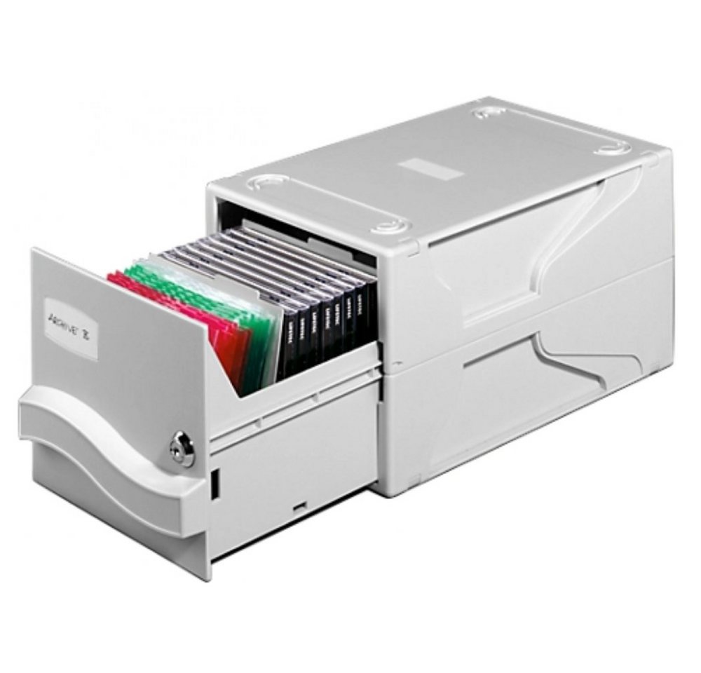 DURABLE Aufbewahrungsbox Multimedia Box - Archivsystem - 26 CDs/DVDs/Disketten - Kunststoff -grau DURABLE Aufbewahrungsbox Multimedia Box - Archivsystem - 26 CDs/DVDs/Disketten - Kunststoff -grau von DURABLE