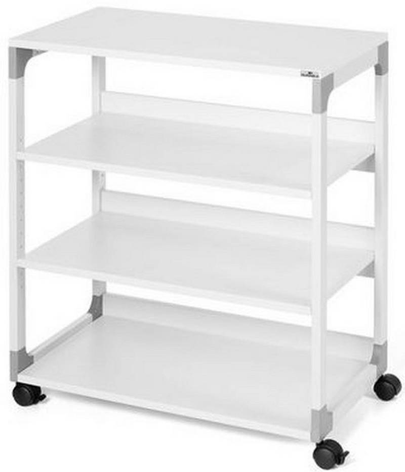DURABLE Computertisch Druckertisch BxTxH750x879x432mm auf Rollen grau von DURABLE