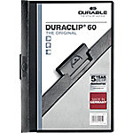 DURABLE Klemmmappe Duraclip 60 Blatt DIN A4 Schwarz von DURABLE