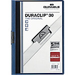 DURABLE Klemmmappe Duraclip DIN A4 Blau von DURABLE