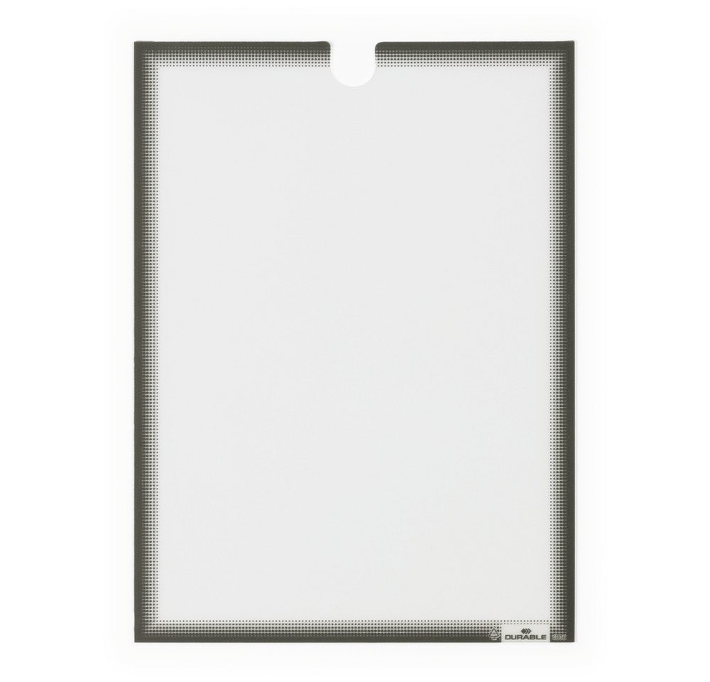 DURABLE Magnettafel Durable 400657 Dokumentenhalter Anthrazit (B x H x T) 236 x 323 x 0.27 von DURABLE