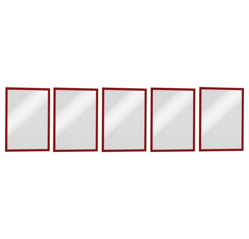 DURABLE Magnettafel Durable 486903 DURAFRAME MAGNETIC A4 - 4869 Magnetrahmen DIN A4 Rot (B von DURABLE