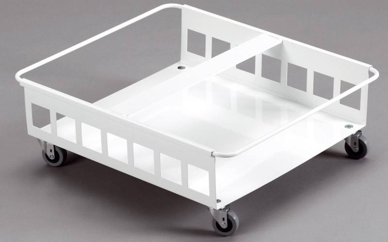 DURABLE Mülleimer Fahrwagen für Abfallbehälter Durabin 60 weiß von DURABLE