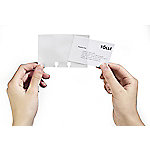 DURABLE Visitenkartenhüllen Spezial 80 Karten Weiß 10,4 x 12 x 7,2 cm 40 Stück von DURABLE