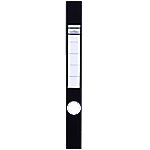 DURABLE ORDOFIX Selbstklebende Ordneretiketten 40 x 390 mm Schwarz 10 Stück von DURABLE