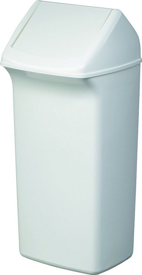 DURABLE Papierkorb Abfallbehälter Durabin Flip 40l weiß DURABLE Papierkorb Abfallbehälter Durabin Flip 40l weiß von DURABLE