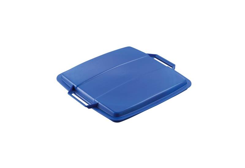DURABLE Papierkorb Abfalleimer DURABIN FLIP VEH2012031 52x61x49cm grau/blau von DURABLE